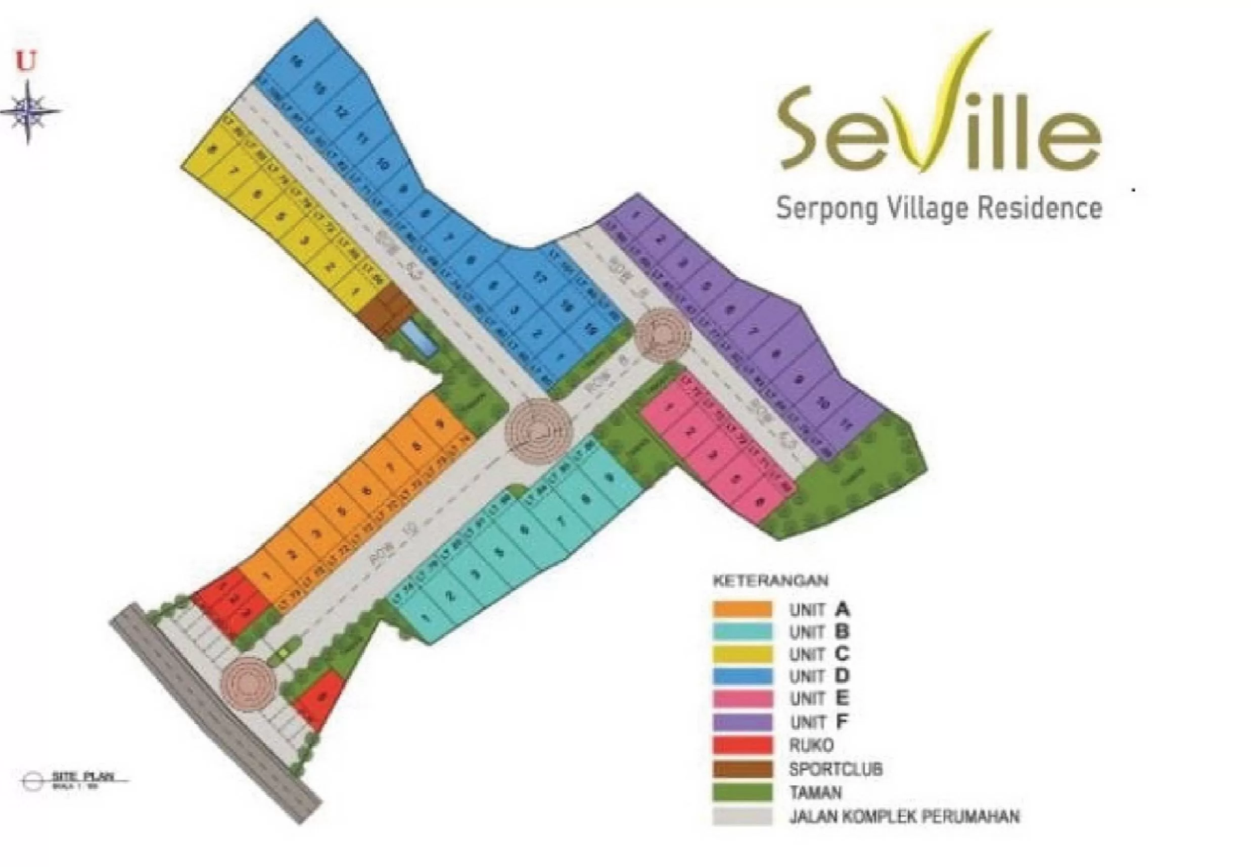 Siteplan Serpong Village Residence